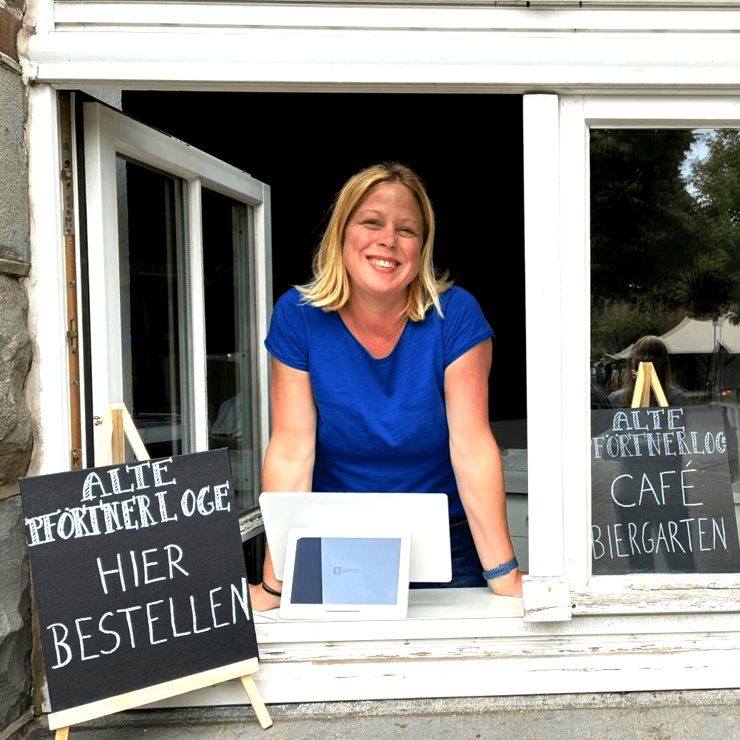 Gründerin Kristina Antonia Schäfer in der Alten Pförtnerloge