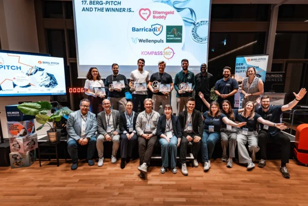 Spree Monitoring gewinnt den 17. berg-pitch®: Zwei Solinger Startups unter den Top 5