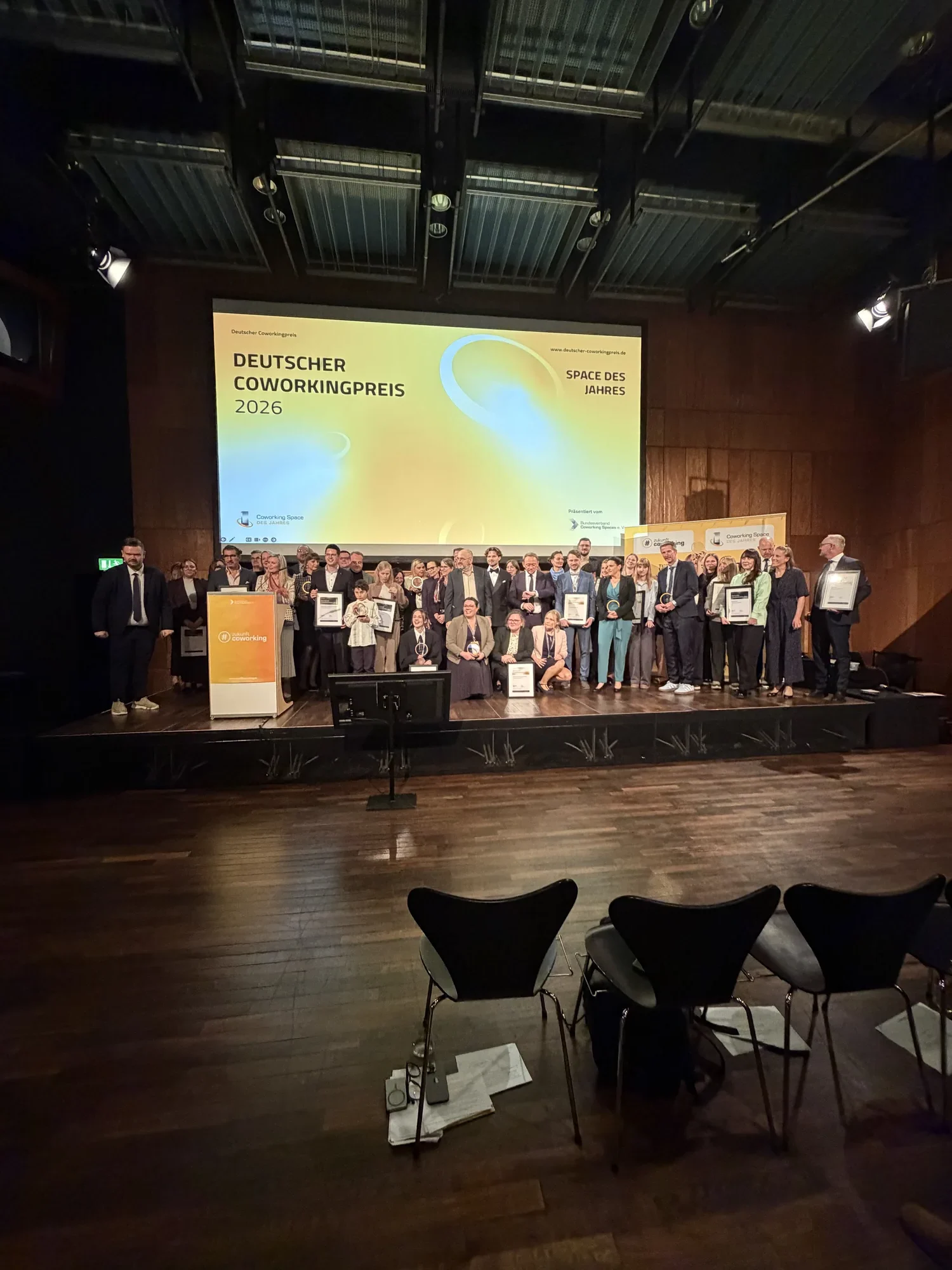 Verleihung des Deutschen Coworkingpreises 2026 vom Bundesverband Coworking Spaces Deutschland e. V.